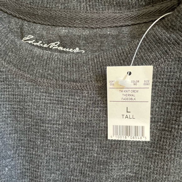 Mens Eddie Bauer Thermal Sweater - Picture 2 of 2